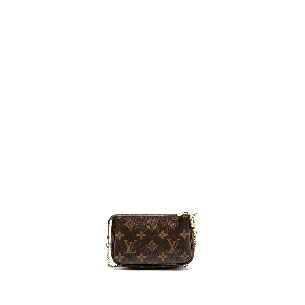 LOUIS VUITTON MINI POCHETTE ACCESSORIES MONOGRAM CANVAS GHW