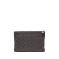 BOTTEGA VENETA INTRECCIATO CLUTCH LEATHER BROWN SHW