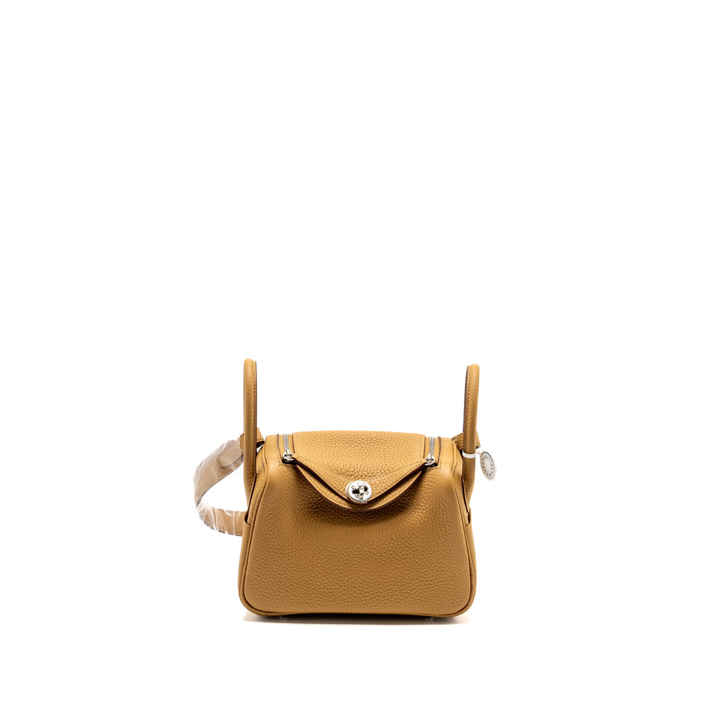 HERMES MINI LINDY CLEMENCE BISCUIT SHW