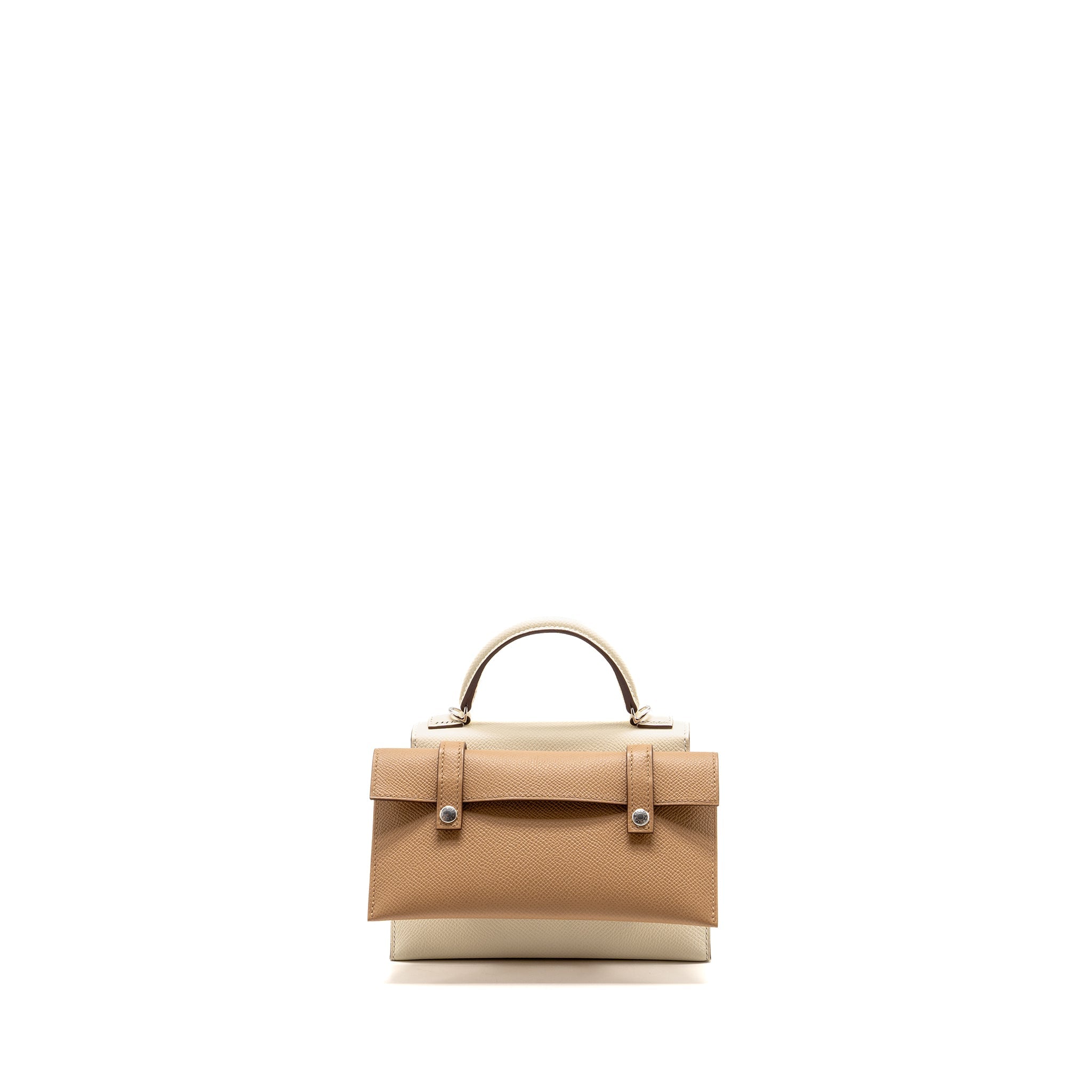 HERMES KELLYDOLE/KELLY DOLE PICTO EPSOM NATA/LIME/MAUVE SYLVESTRE/CHAI SHW