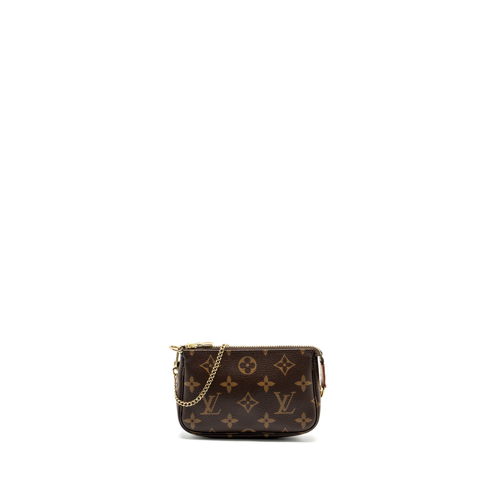 LOUIS VUITTON MINI POCHETTE ACCESSORIES MONOGRAM CANVAS GHW