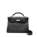 HERMES KELLY MAXI 42 TOGO BLACK SHW