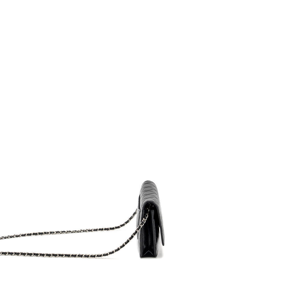 CHANEL CLASSIC WALLET ON CHAIN CAVIAR BLACK SHW