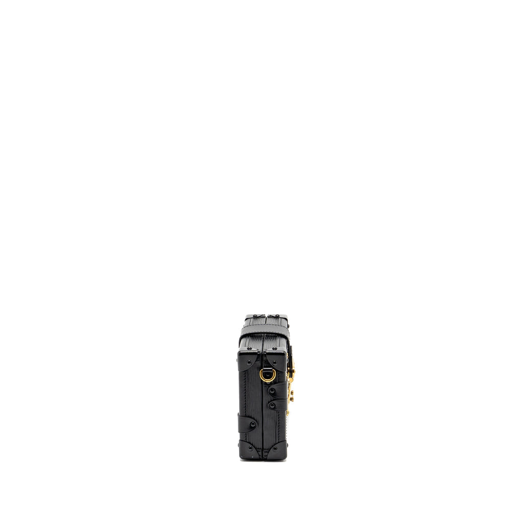 LOUIS VUITTON PETIT MALLE EPI BLACK GHW