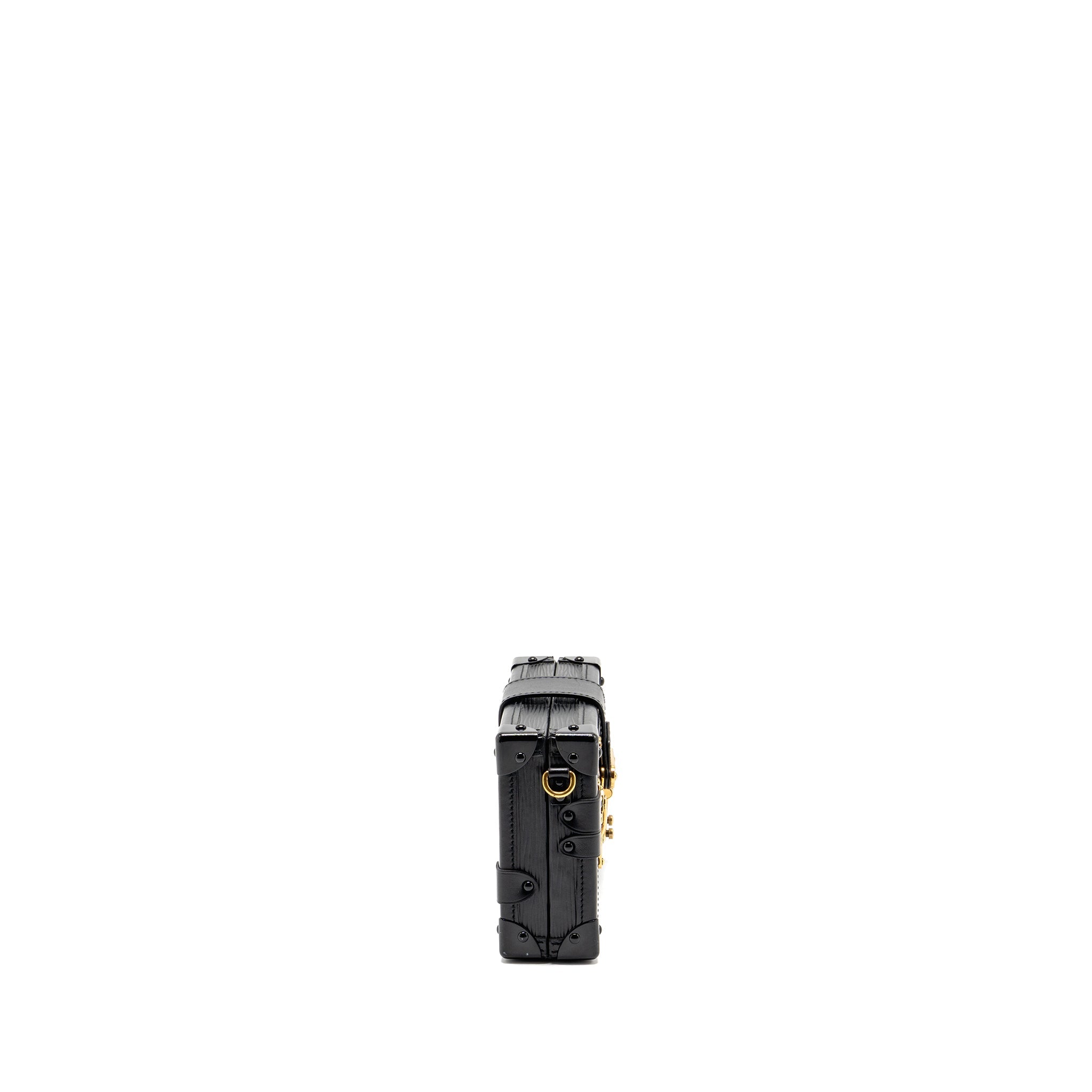 LOUIS VUITTON PETIT MALLE EPI BLACK GHW