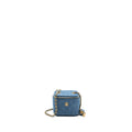 CHANEL PEARL CRUSH MINI VANITY CASE DENIM BLUE BRUSHED GHW