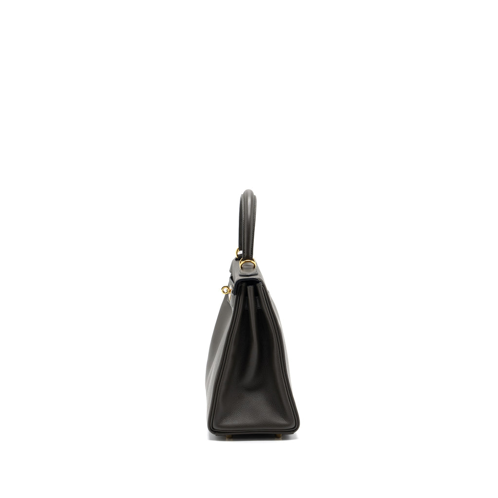 HERMES KELLY 28 EVERCOLOR VERT DE GRIS GHW