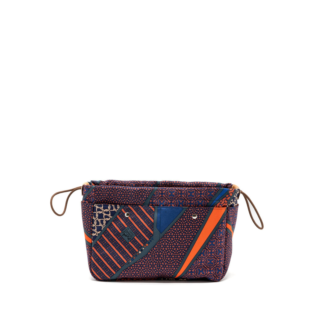 HERMES FOURBI 25 POUCH CANVAS / LEATHER MULTICOLOUR SHW