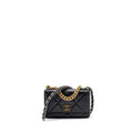 CHANEL 19 WALLET ON CHAIN LAMBSKIN BLACK MULTICOLOUR HARDWARE (MICROCHIP)