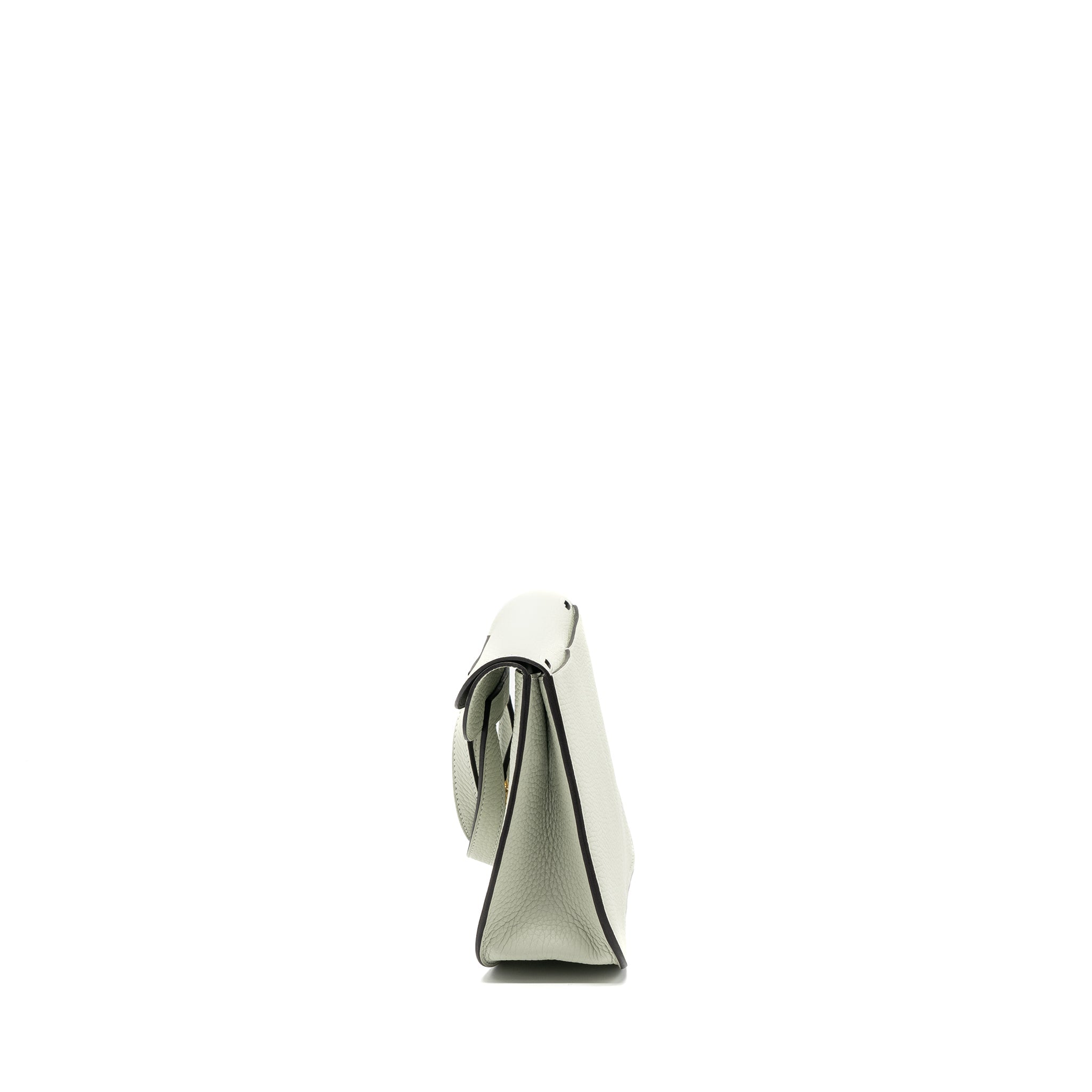 HERMES HALZAN 25 CLEMENCE GRIS NEVE / GRIS MEYER GHW