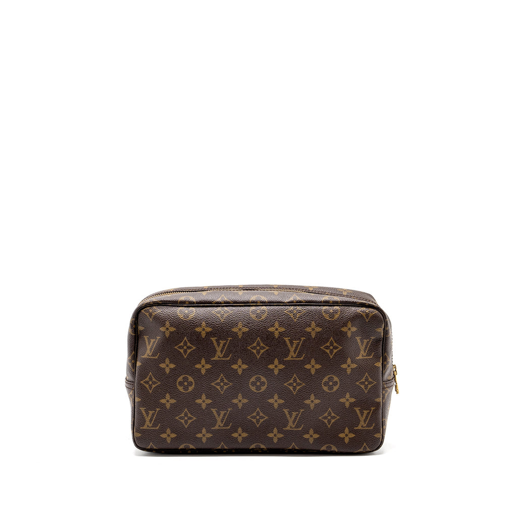 LOUIS VUITTON VINTAGE TROUSSE TOILETTE 28 COSMETIC BAG MONOGRAM CANVAS GHW