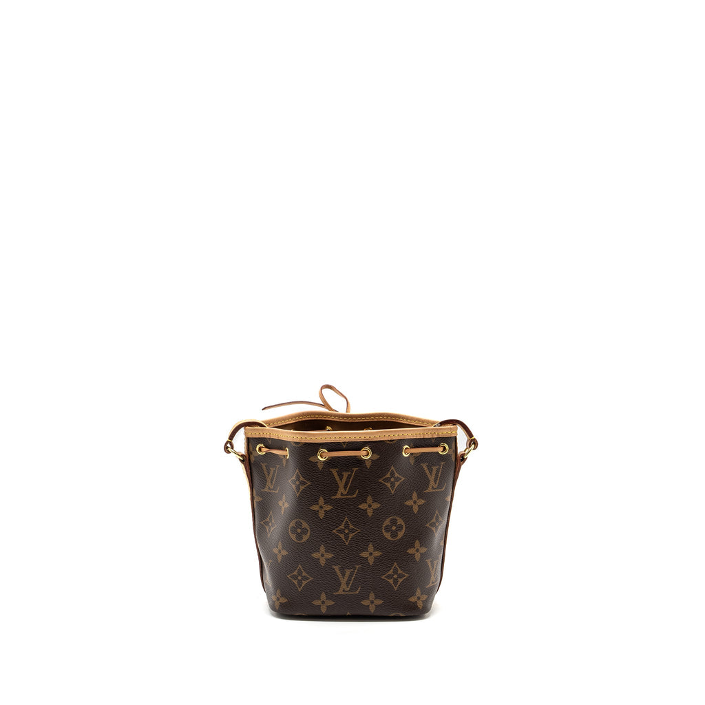 LOUIS VUITTON NANO NOE MONOGRAM CANVAS GHW