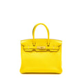 HERMES BIRKIN 30 TAURILLON NOVILLO LEATHER 9O JAUNE DE NAPLES GHW