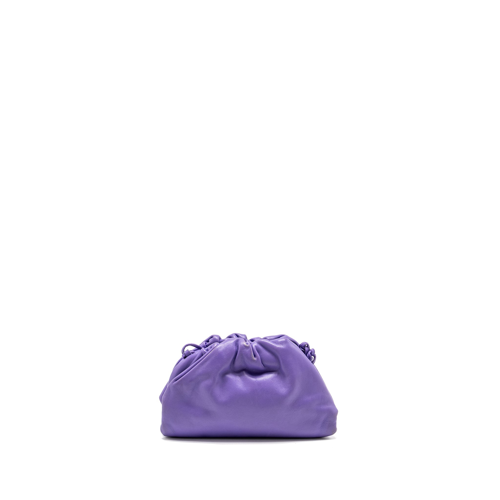 BOTTEGA VENETA MINI POUCH CALFSKIN PURPLE SHW