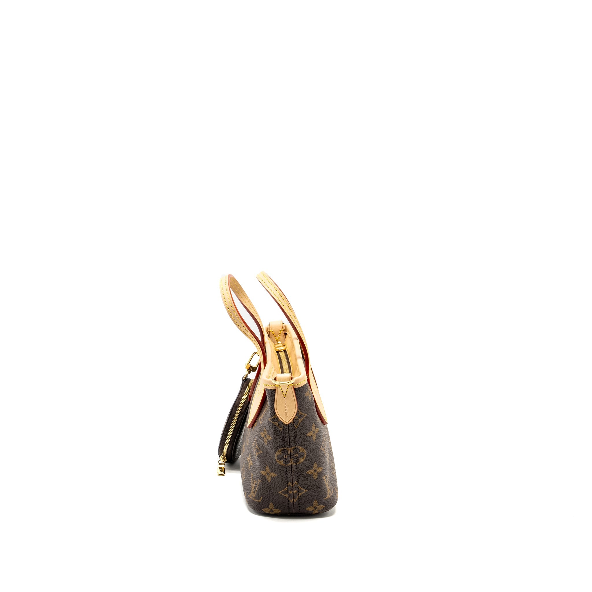 LOUIS VUITTON NEVERFULL BB BEIGE STRAP MONOGRAM CANVAS GHW