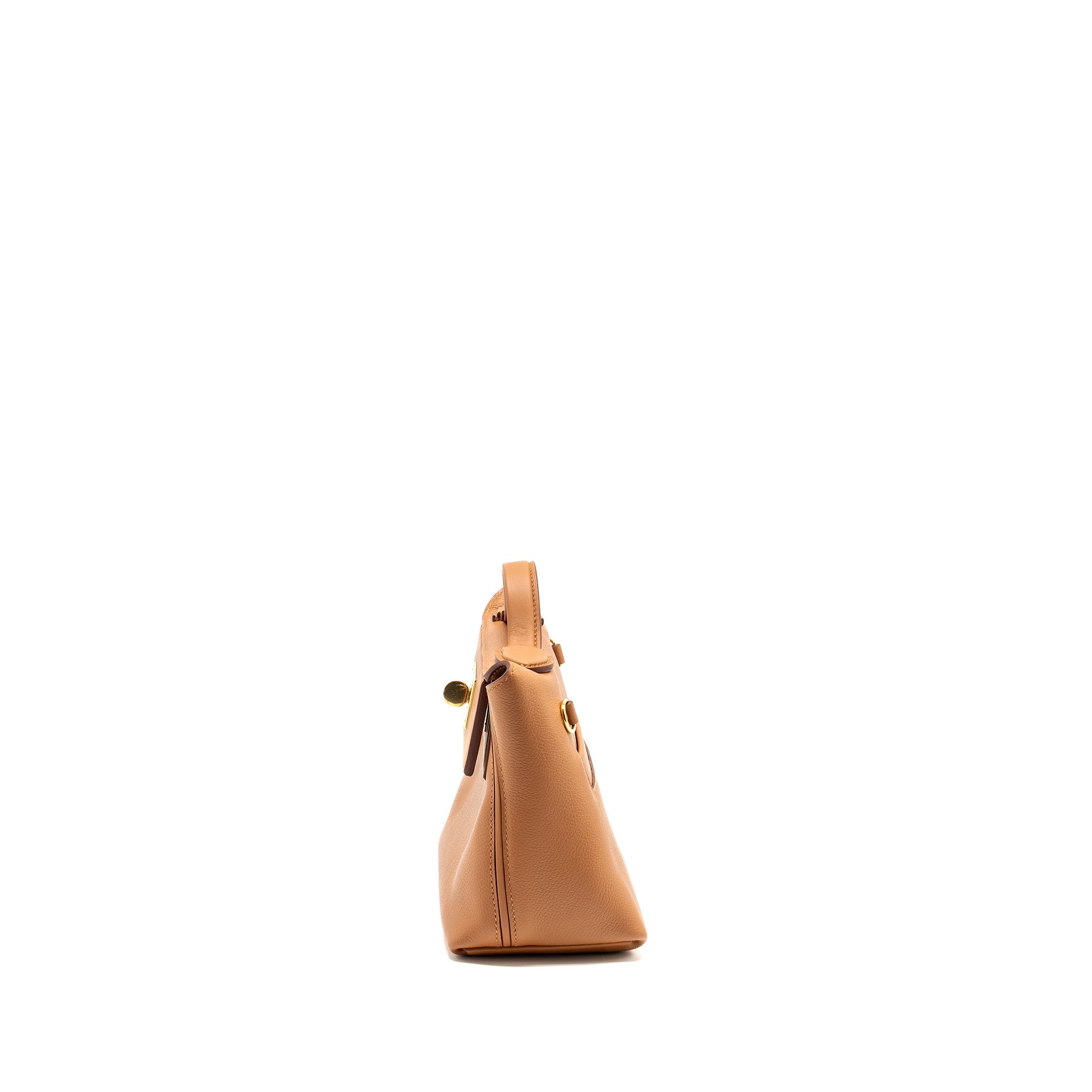 HERMES MINI 24/24 2424-21 BAG EVERCOLOR/SWIFT GOLD GHW