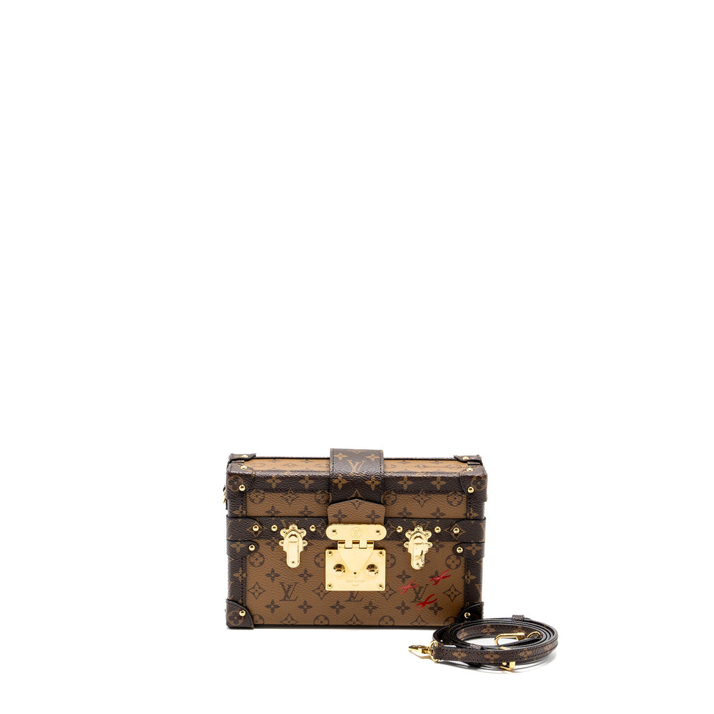 LOUIS VUITTON PETITE MALLE MONOGRAM REVERSE CANVAS GHW