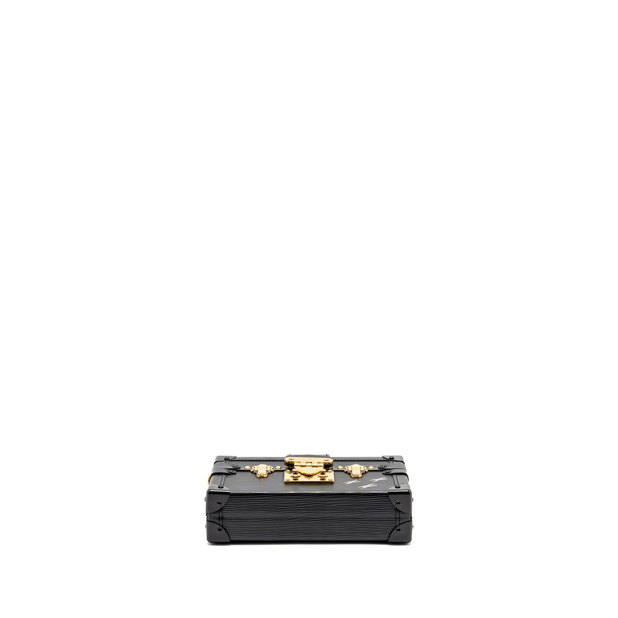 LOUIS VUITTON PETIT MALLE EPI BLACK GHW
