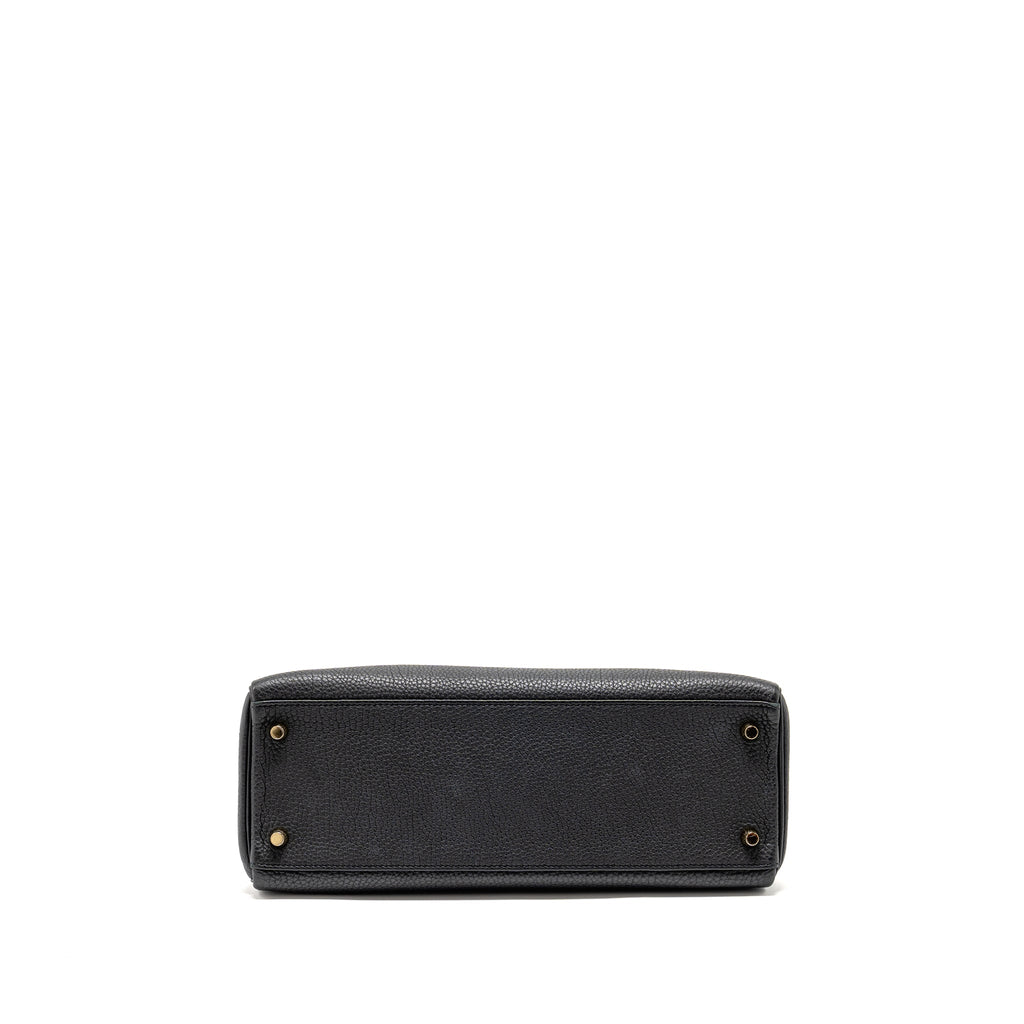 HERMES KELLY 32 TOGO BLACK GHW