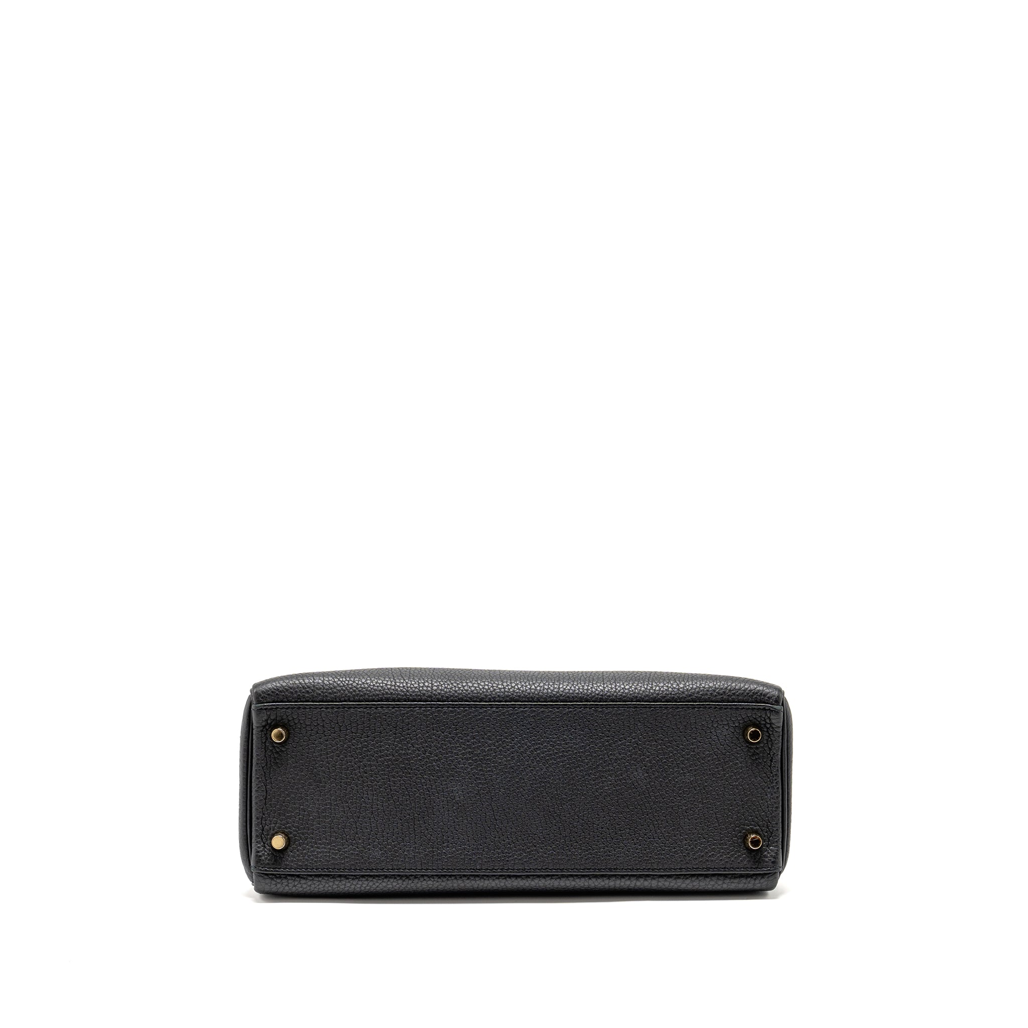 HERMES KELLY 32 TOGO BLACK GHW