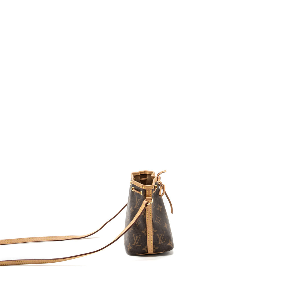LOUIS VUITTON NANO NOE MONOGRAM CANVAS GHW