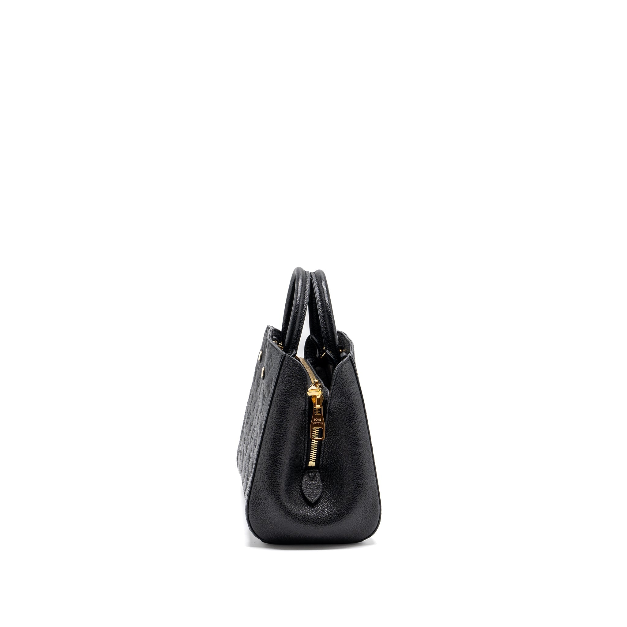 LOUIS VUITTON MONTAIGNE BB  MONOGRAM EMPREINTE BLACK GHW