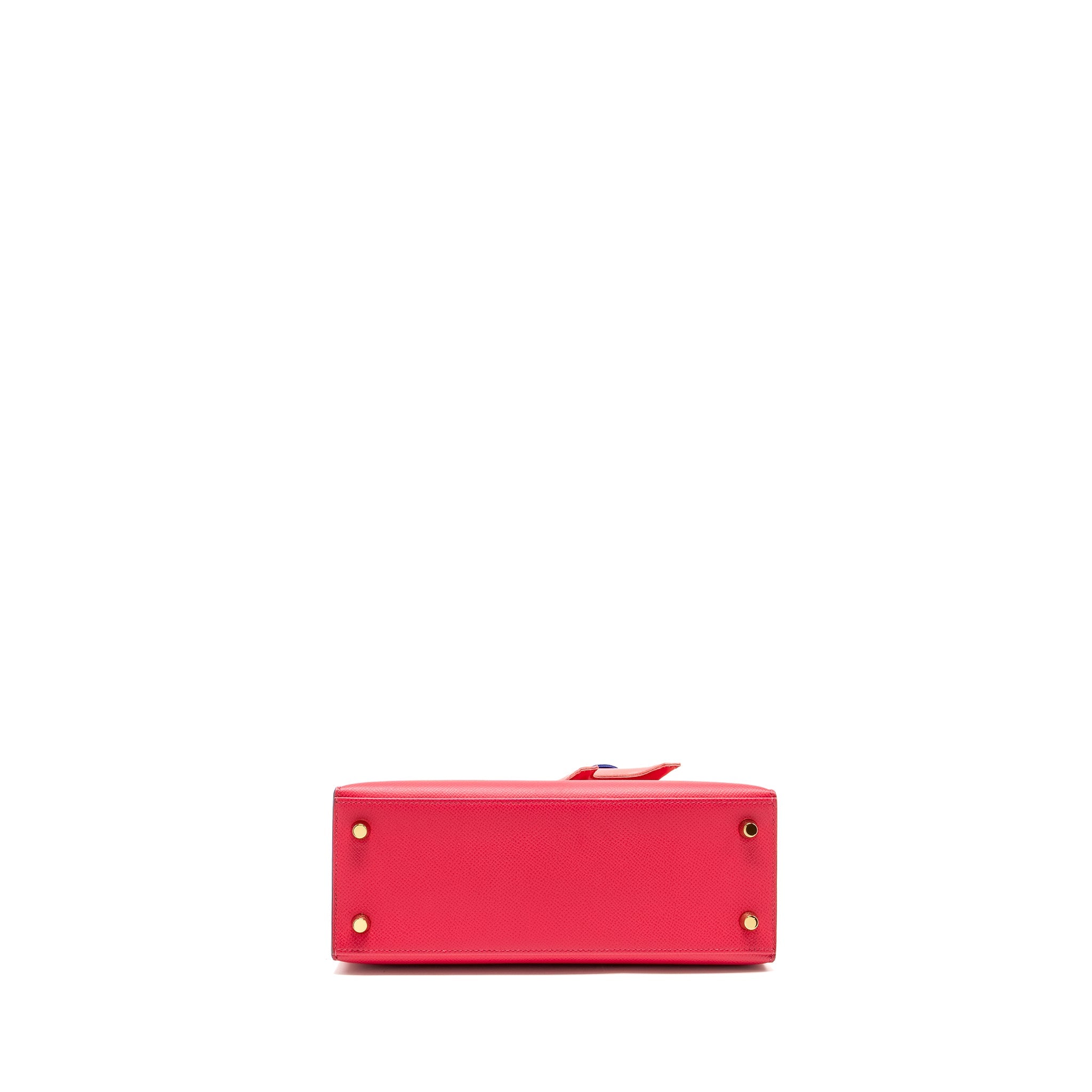 HERMES KELLY 25 EPSOM ROSE MEXICO GHW