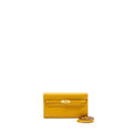 HERMES KELLY TO GO EPSOM JAUNE AMBER GHW