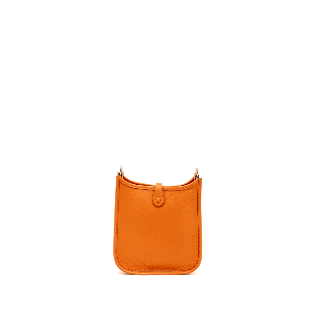 HERMES MINI EVELYN CLEMENCE ORANGE SHW