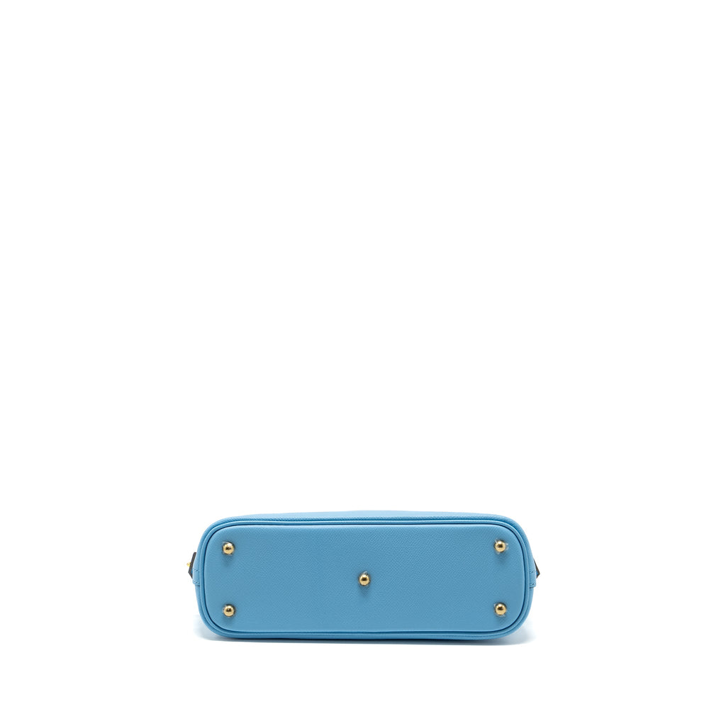 HERMES BOLIDE 1923 25 EPSOM 7N BLUE CELESTE GHW