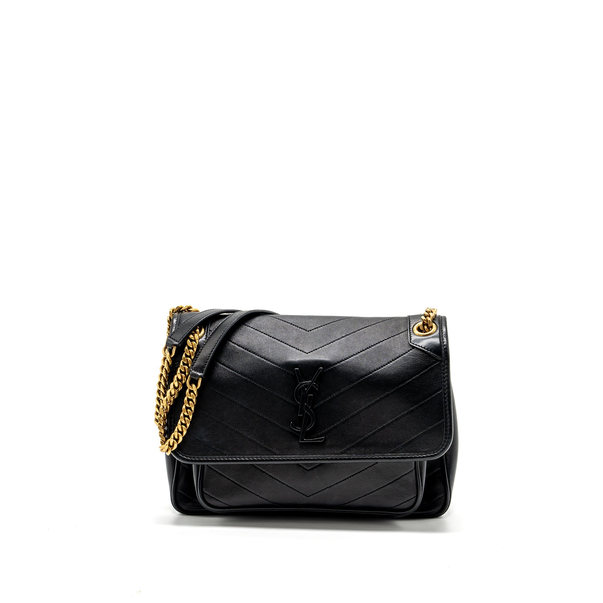 SAINT LAURENT MEDIUM NIKI LAMBSKIN BLACK GHW