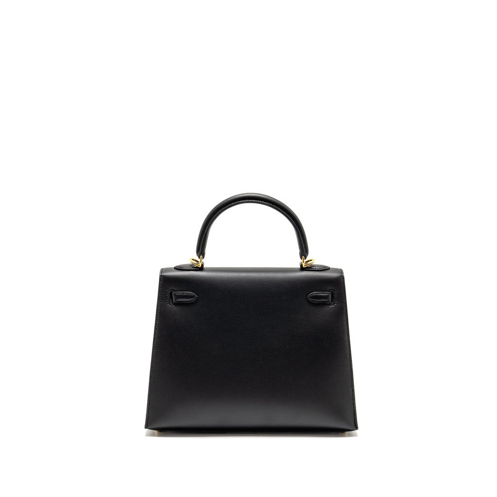 HERMES KELLY 25 SOMBRERO BLACK GHW