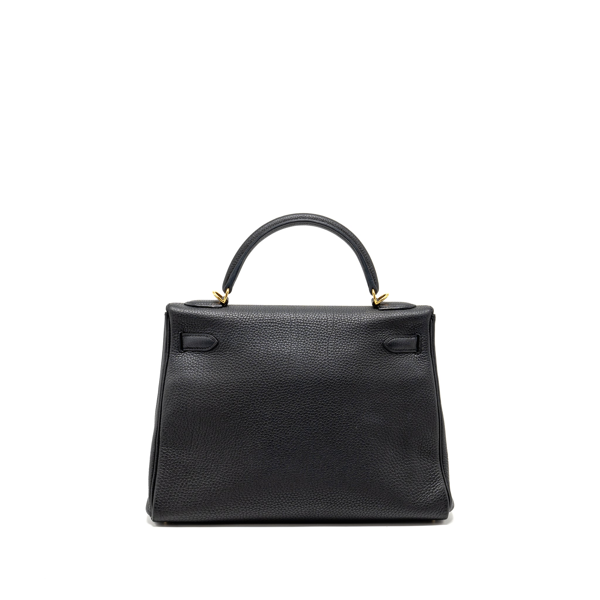 HERMES KELLY 32 TOGO BLACK GHW