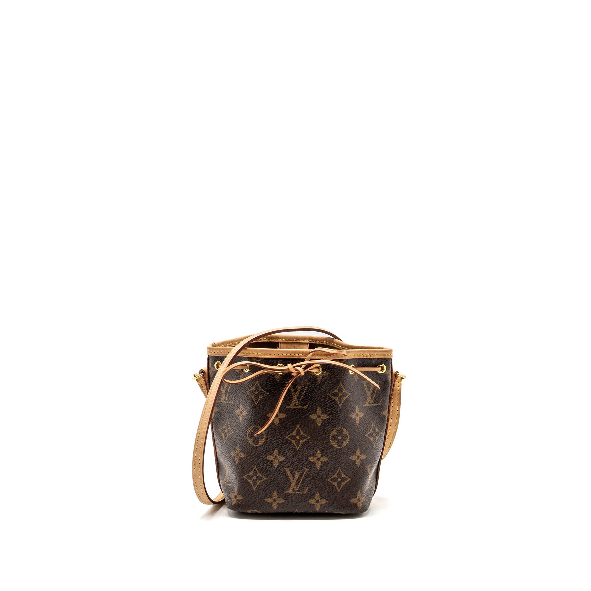 LOUIS VUITTON NANO NOE MONOGRAM CANVAS GHW