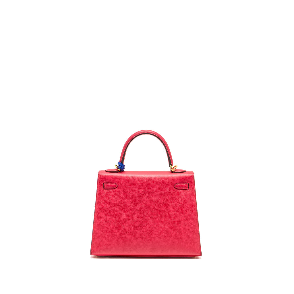 HERMES KELLY 25 EPSOM ROSE MEXICO GHW