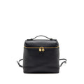 LORO PIANA EXTRA POCKET BACKPACK L23.5 GRAINED CALFSKIN NAVY GHW