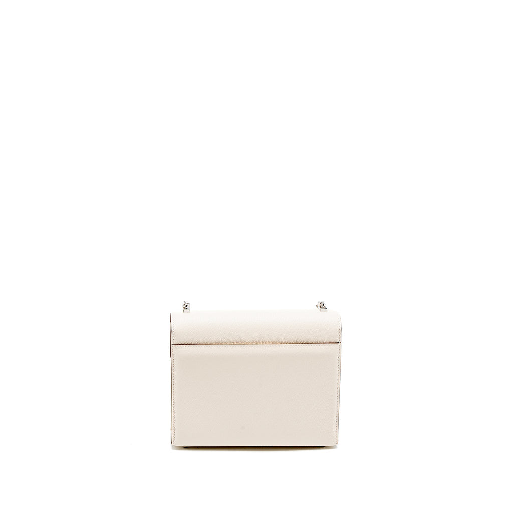 HERMES MINI VERROU CHEVRE MYSORE NATA HAVANE/CHAI/ETOUPE HARDWARE