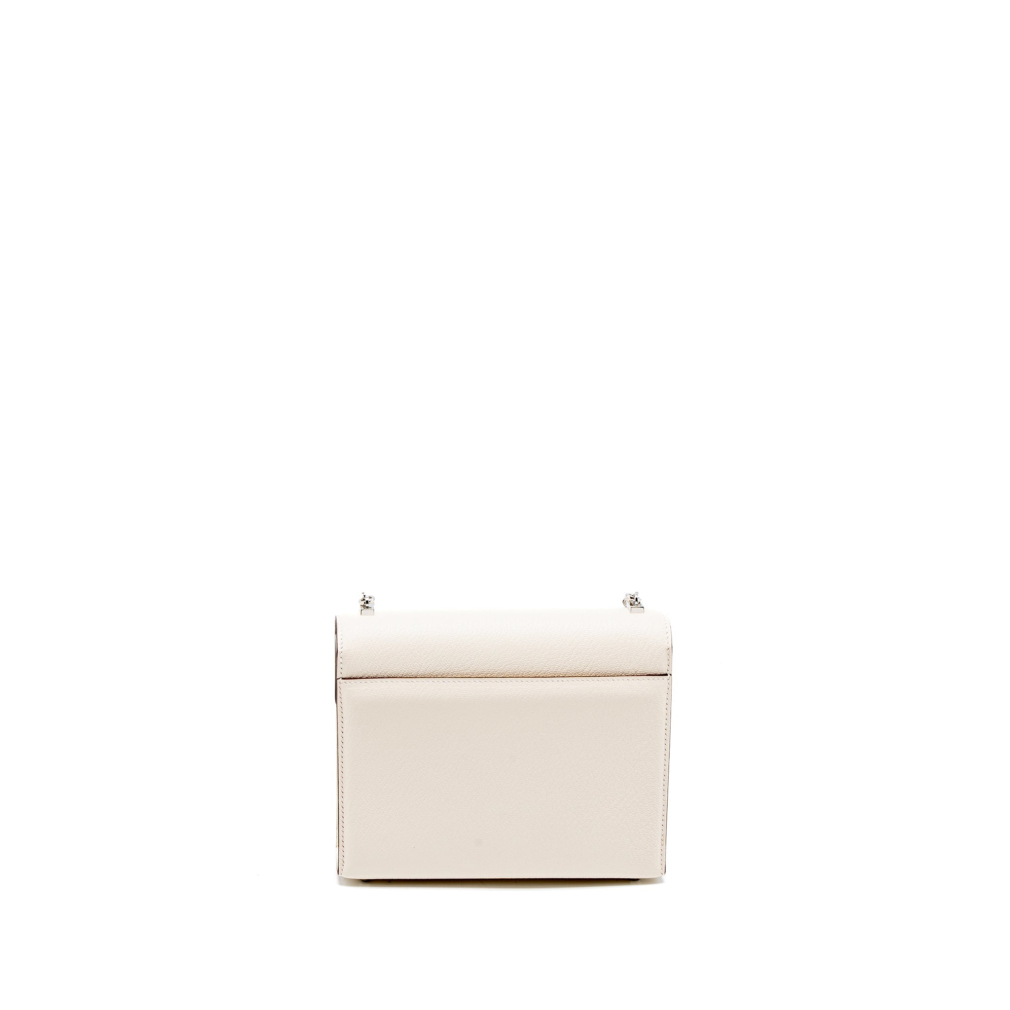 HERMES MINI VERROU CHEVRE MYSORE NATA HAVANE/CHAI/ETOUPE HARDWARE