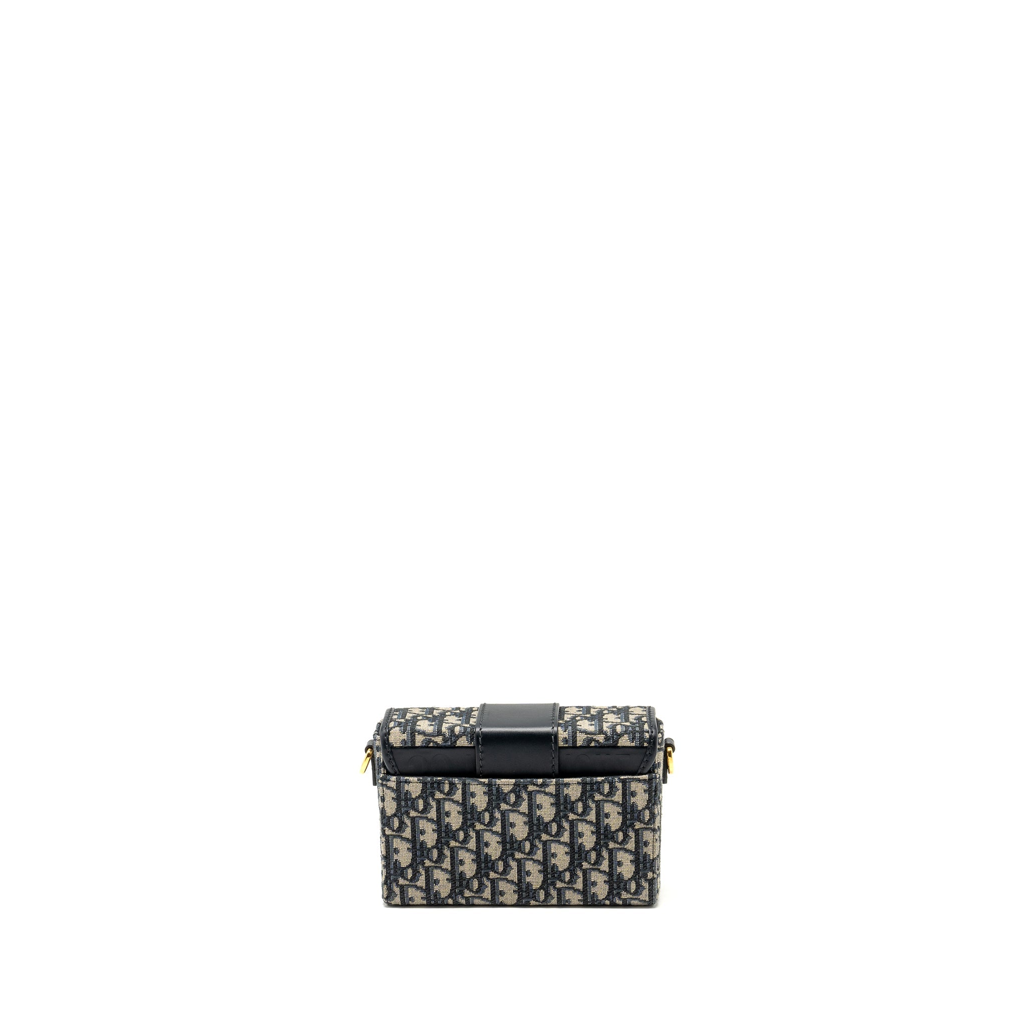 DIOR 30 MONTAIGNE BOX BLUE OBLIQUE JACQUARD GHW