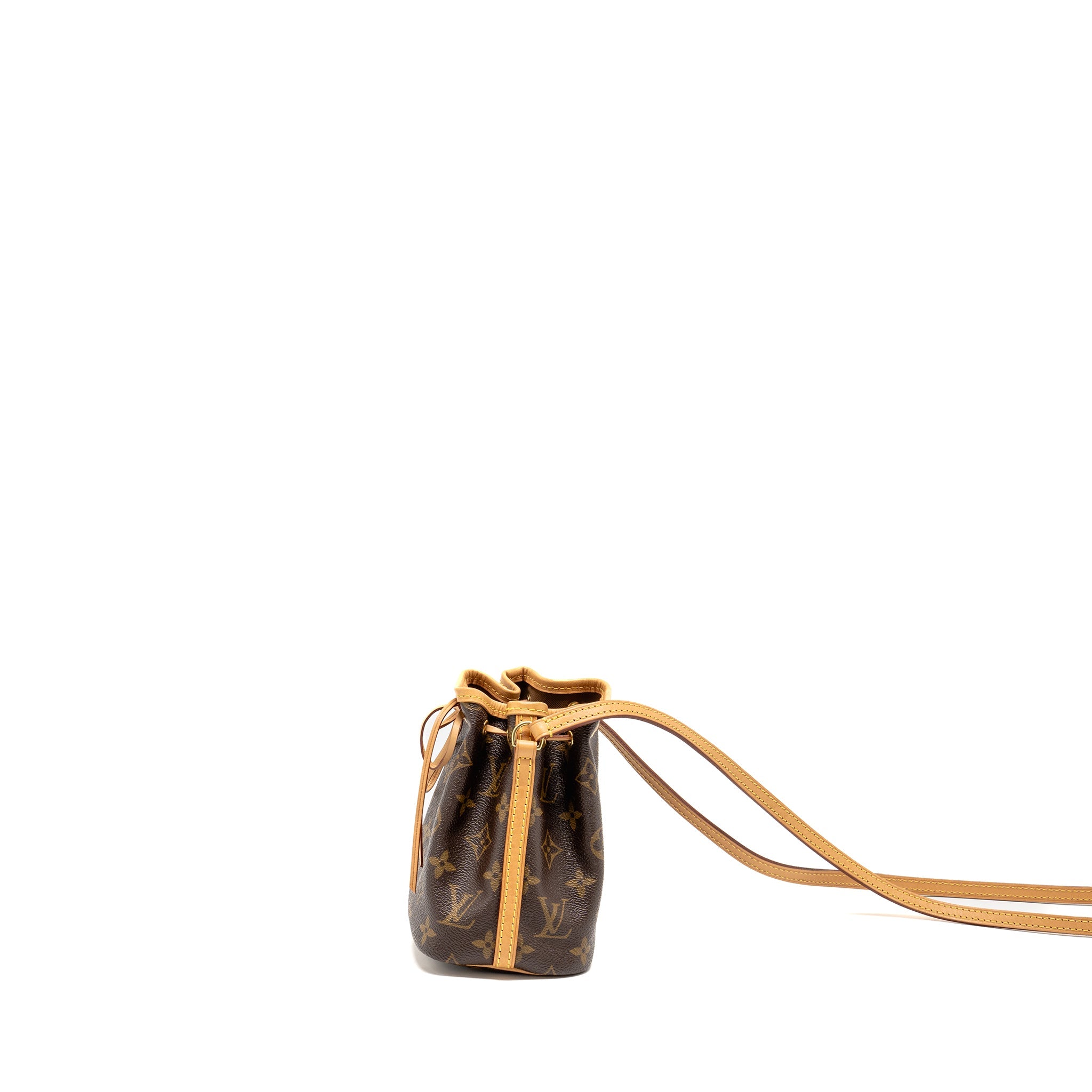 LOUIS VUITTON NANO NOE MONOGRAM CANVAS GHW
