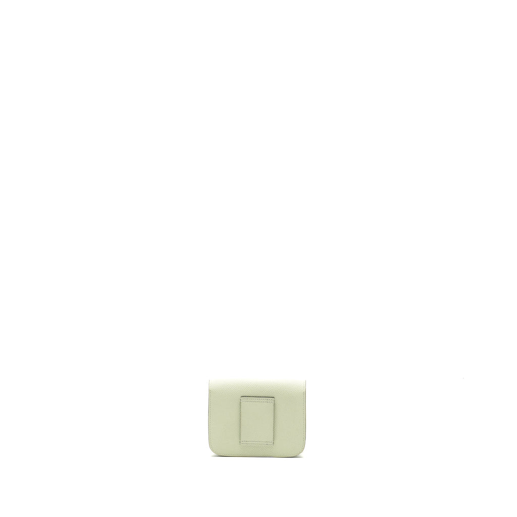 HERMES CONSTANCE SLIM EPSOM VERT FIZZ SHW