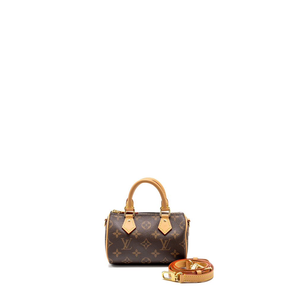 LOUIS VUITTON NANO SPEEDY MONOGRAM CANVAS GHW