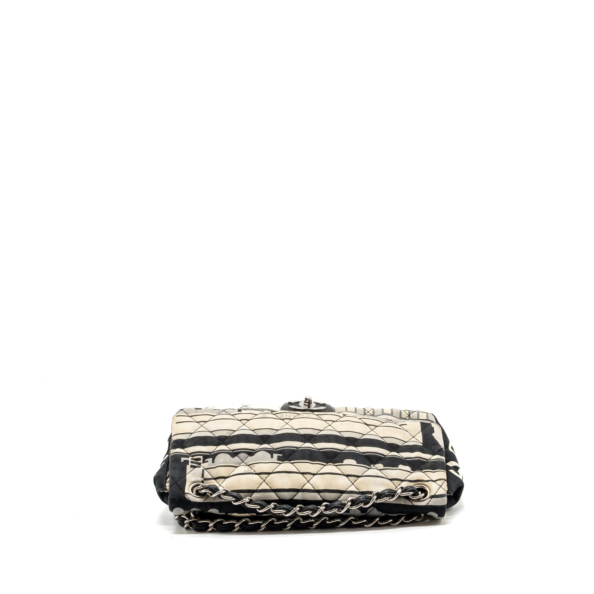 CHANEL CENTRAL STATION / LE TRAIN FLAP BAG FABRIC MULTICOLOUR SHW