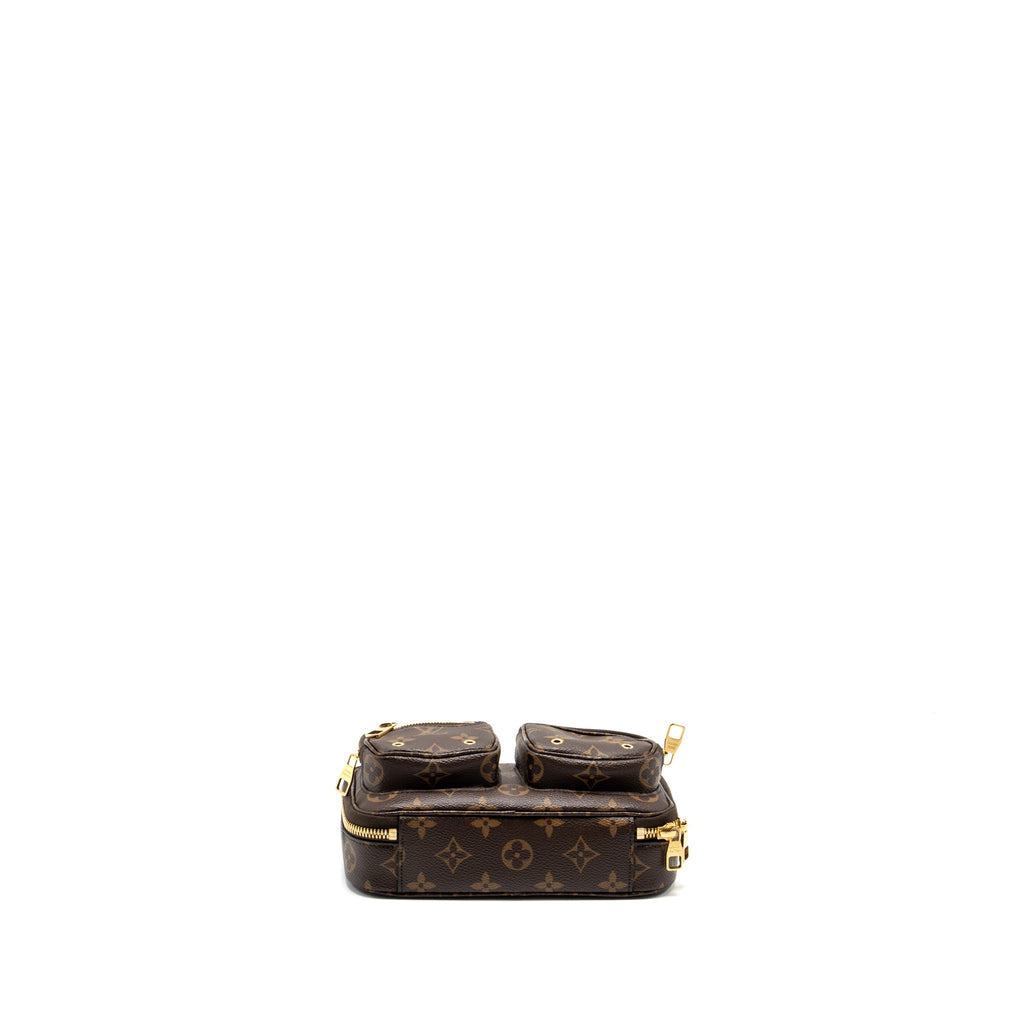 LOUIS VUITTON UTILITY CROSSBODY BAG MONOGRAM CANVAS GHW
