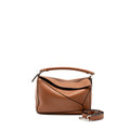 LOEWE SMALL PUZZLE BAG CALFSKIN TAN GHW