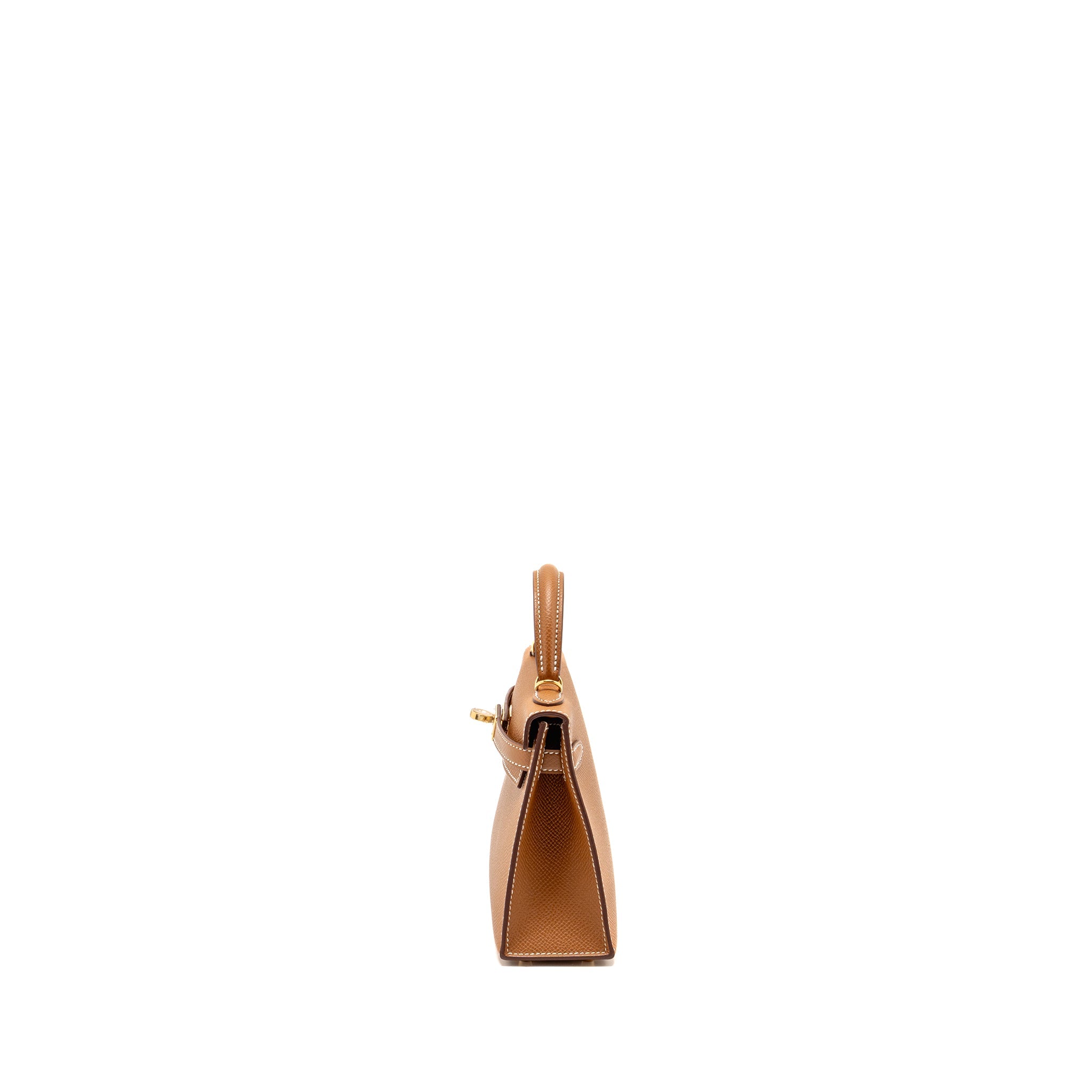 HERMES MINI KELLY II EPSOM GOLD GHW