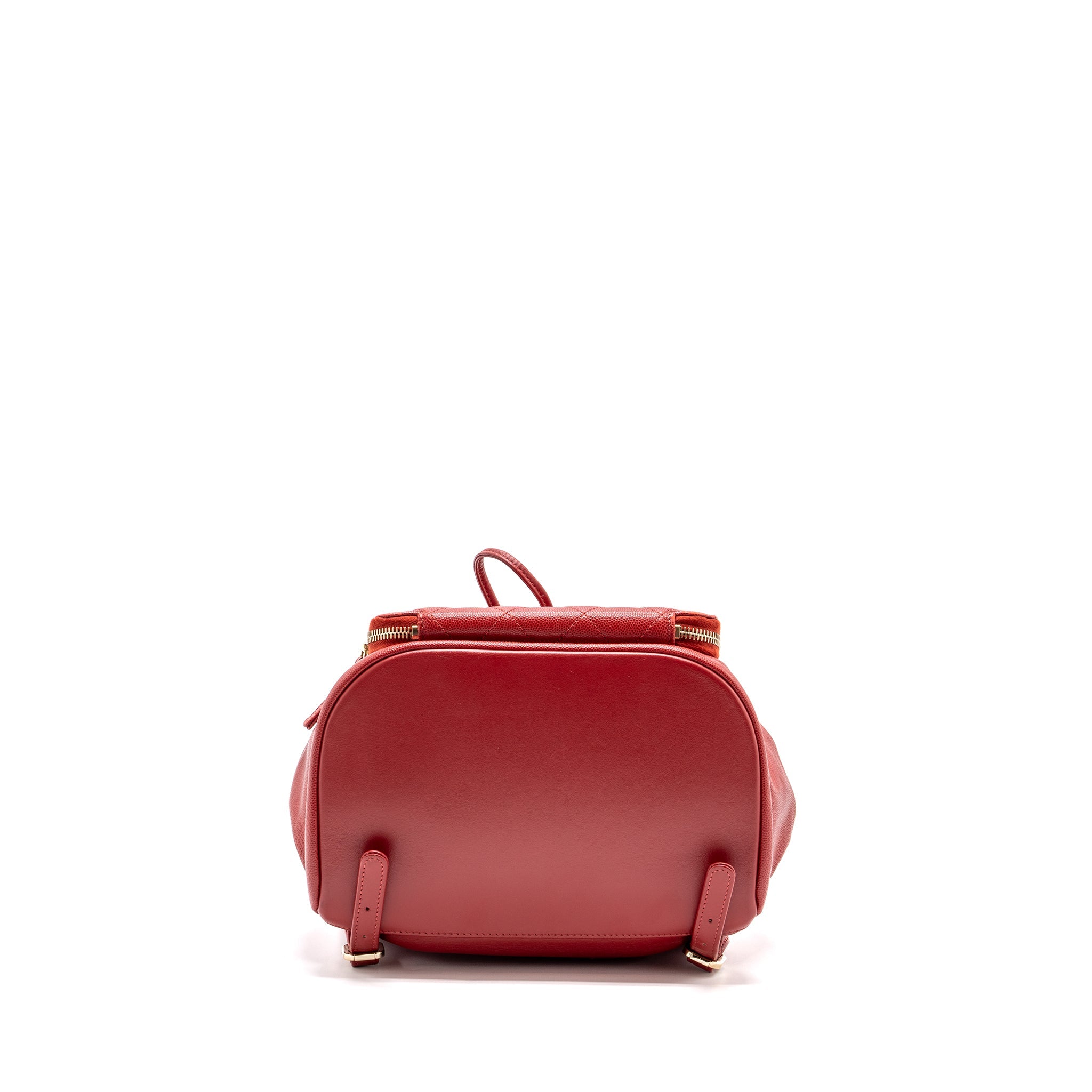 CHANEL AFFINITY BACKPACK CAVIAR RED GHW