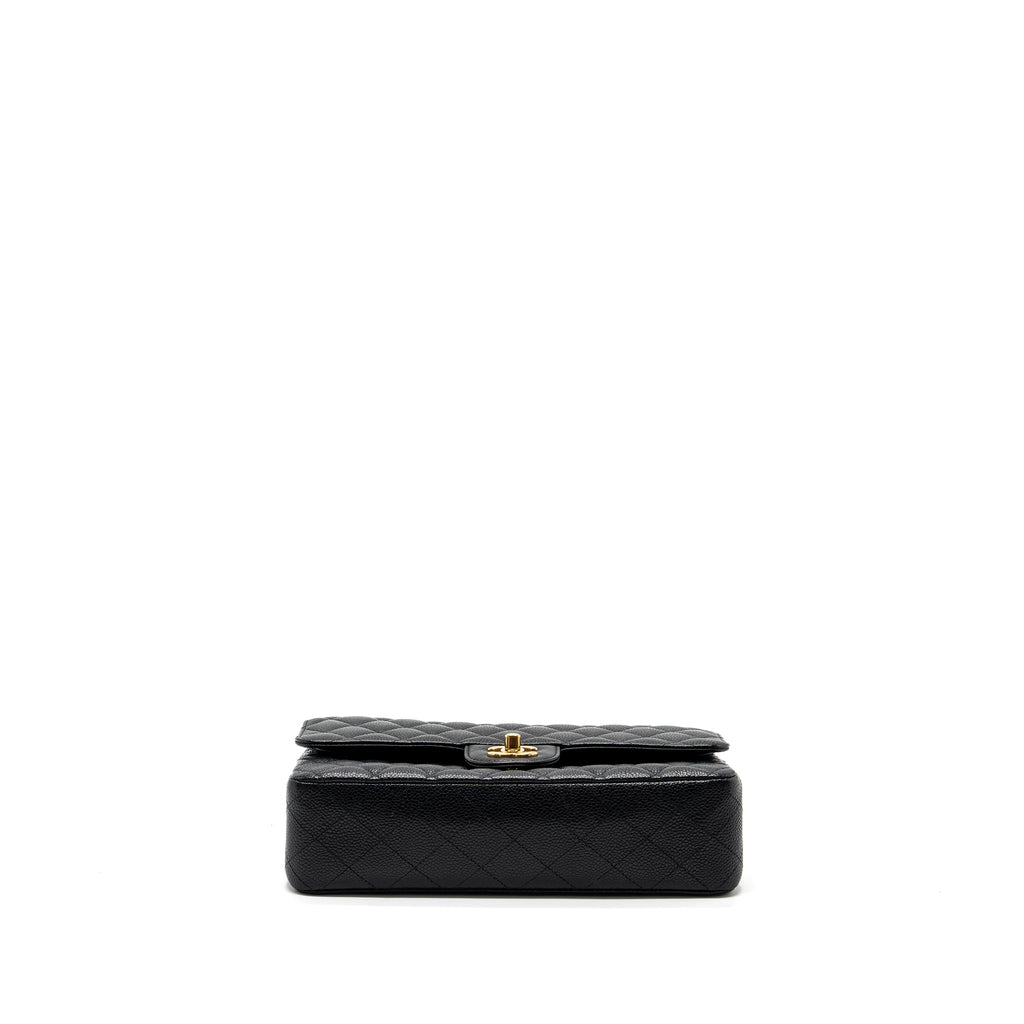 CHANEL MEDIUM CLASSIC DOUBLE FLAP BAG CAVIAR GHW