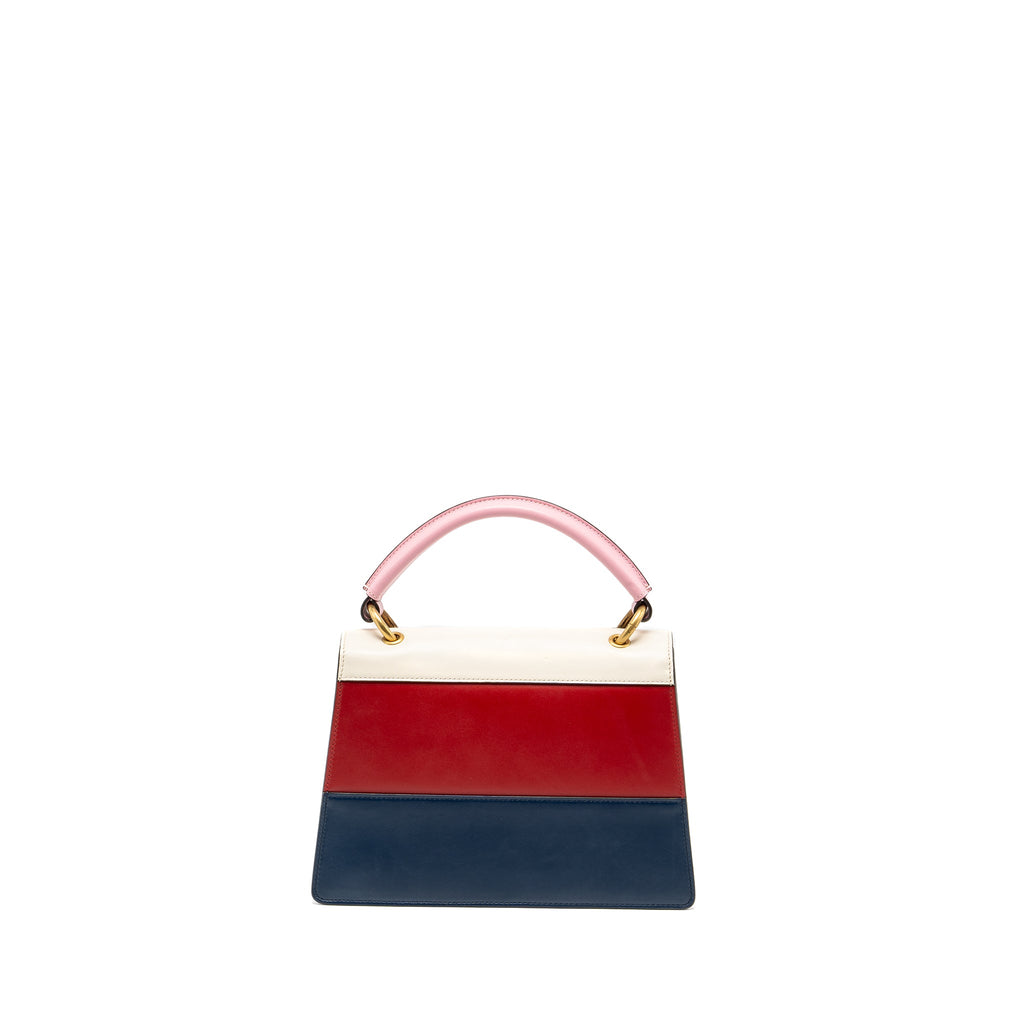 GUCCI QUEEN MARGARET TOTE BAG CALFSKIN MULTICOLOUR GHW