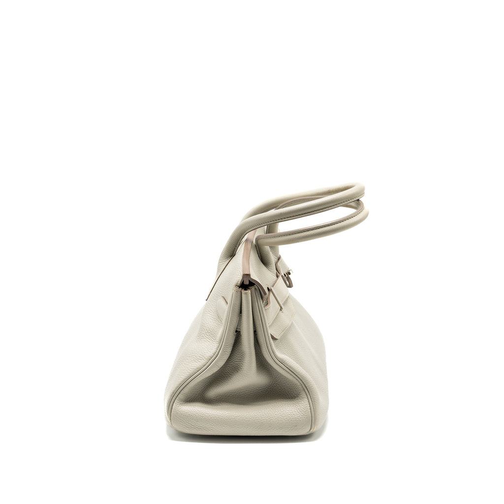 HERMES SHOULDER BIRKIN CLEMENCE GRIS PERLE SHW